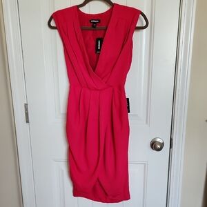 Express Women's Vibrant Pink Mini Dress